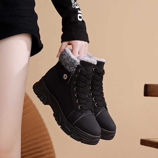 Damen Winterstiefel mit isolierendem Futter und rutschfester Sohle R&B