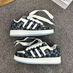 Damen Sportliche Sneakers im modernen Patchwork-Design