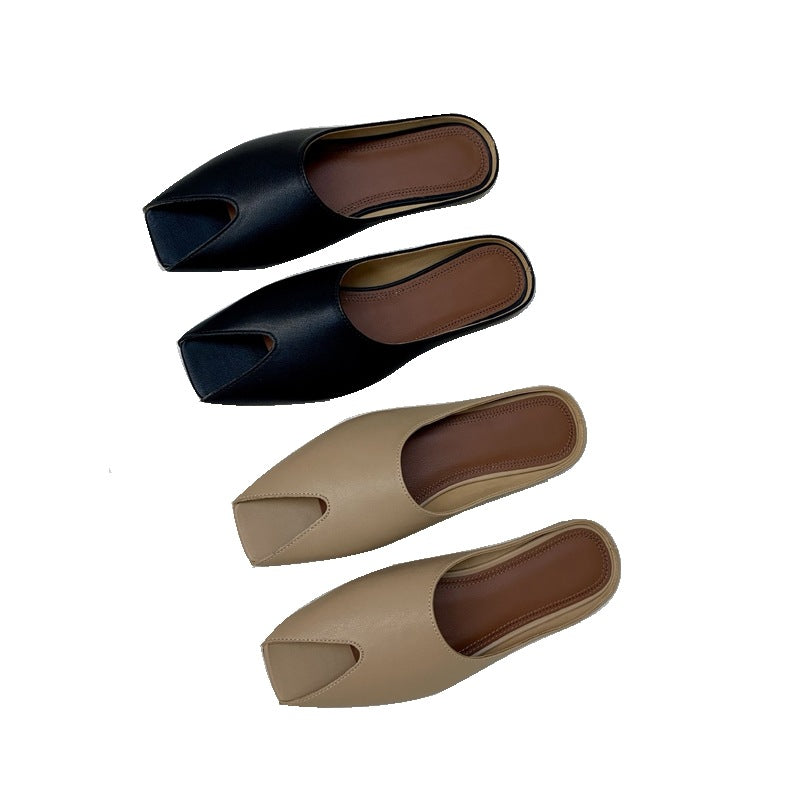 Damen Offene Mules mit elegantem Schnitt