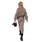 Damen Sweatshirt und Rock Set R&B