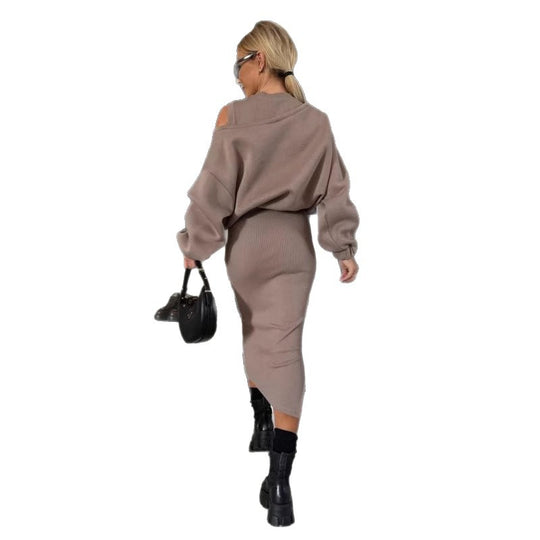 Damen Sweatshirt und Rock Set R&B