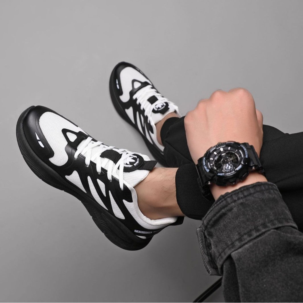 Damen Sportliche Lauf- und Freizeitsneaker mit atmungsaktiver Mesh-Oberfläche R&B