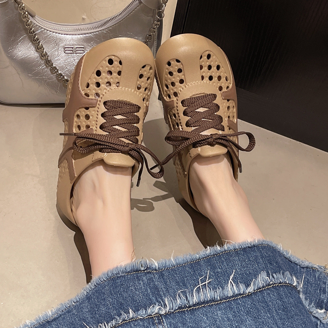 Damen Komfortable und atmungsaktive Freizeitschuhe mit rutschfester Sohle EB