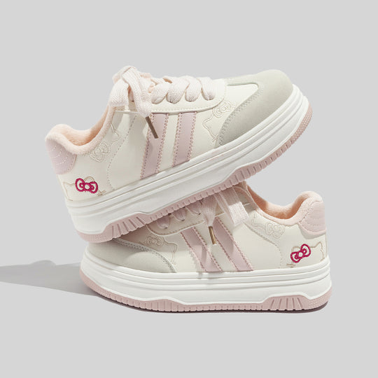 Damen Sportliche Sneaker mit weicher Innenpolsterung und blumigem Design R&B