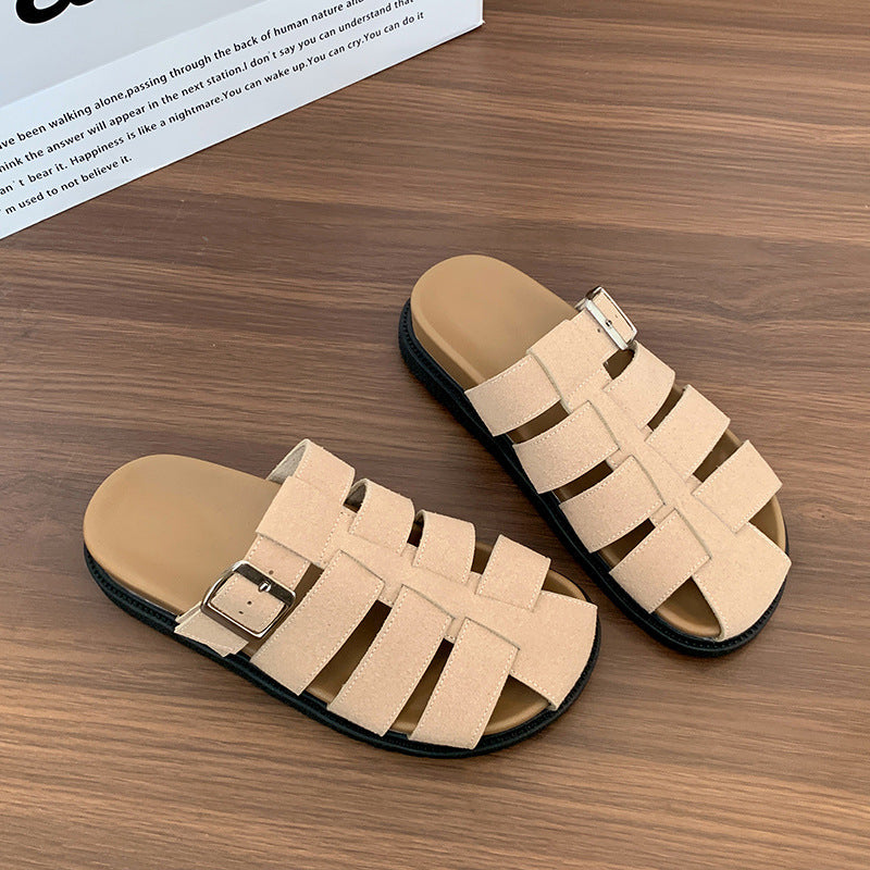 Damen Bequeme Clogs mit verstellbarem Riemen und weichem Fußbett EB