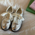 Damen Elegante Sneakers mit luxuriösem Satin-Obermaterial und verspielten Schleifen R&B