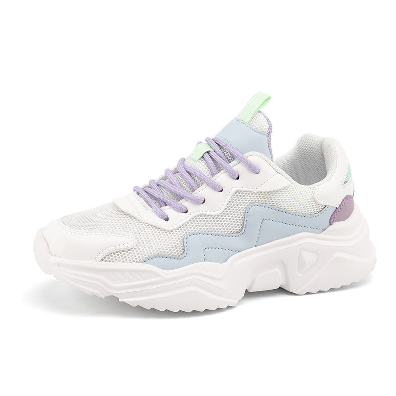 Damen Modische Chunky Sneakers mit atmungsaktivem Obermaterial