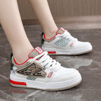 Damen Sportliche Freizeitsneaker mit atmungsaktiver Mesh-Oberfläche und dämpfender Sohle R&B