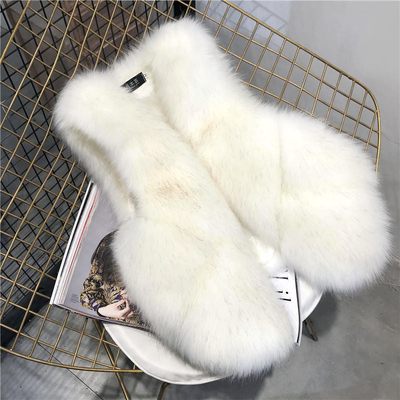 Damen Weste aus luxuriös flauschigem Kunstpelz R&B