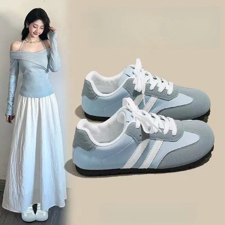 Damen Sportliche Sneakers im Retro-Design mit atmungsaktiven Materialien R&B