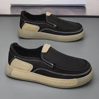 Damen Modische Slip-On Sneakers mit elastischem GewR&Be R&B