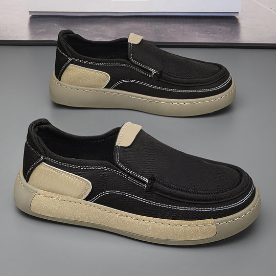 Damen Modische Slip-On Sneakers mit elastischem Gewebe R&B
