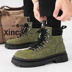 Damen robuste Winterstiefel mit rutschfester Profilsohle und atmungsaktivem Obermaterial