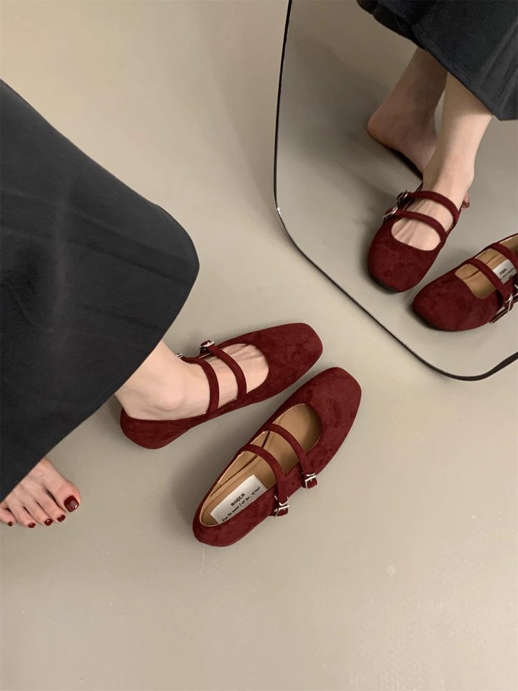 Damen Ballerinas mit stilvollen Riemchen und komfortabler Sohle