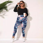 Damen Blumenleggings R&B
