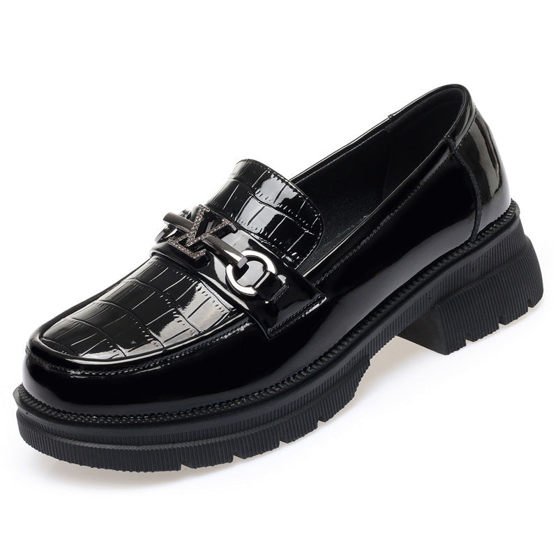 Damen Elegante Mokassins mit modischem Schmuckdetail