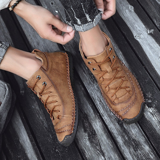 Herren Hochwertige und flexible Schnürboots mit rutschfester Sohle R&B