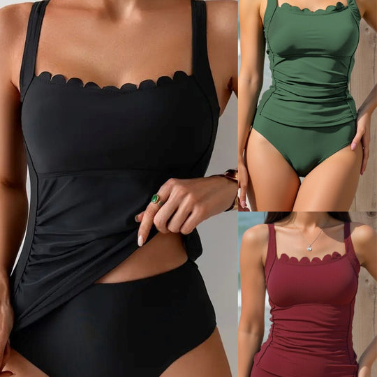 Damen Tankini mit elegantem Rüschendesign R&B