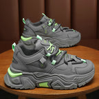 Damen Chunky Sneakers mit rutschfester Sohle und atmungsaktiver Mesh-Oberfläche