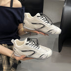 Damen Sportliche Sneakers mit atmungsaktivem Mesh-Obermaterial und flexibler Sohle R&B