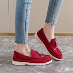 Damen Mokassins mit elegantem Schnürdesign und komfortabler Sohle R&B