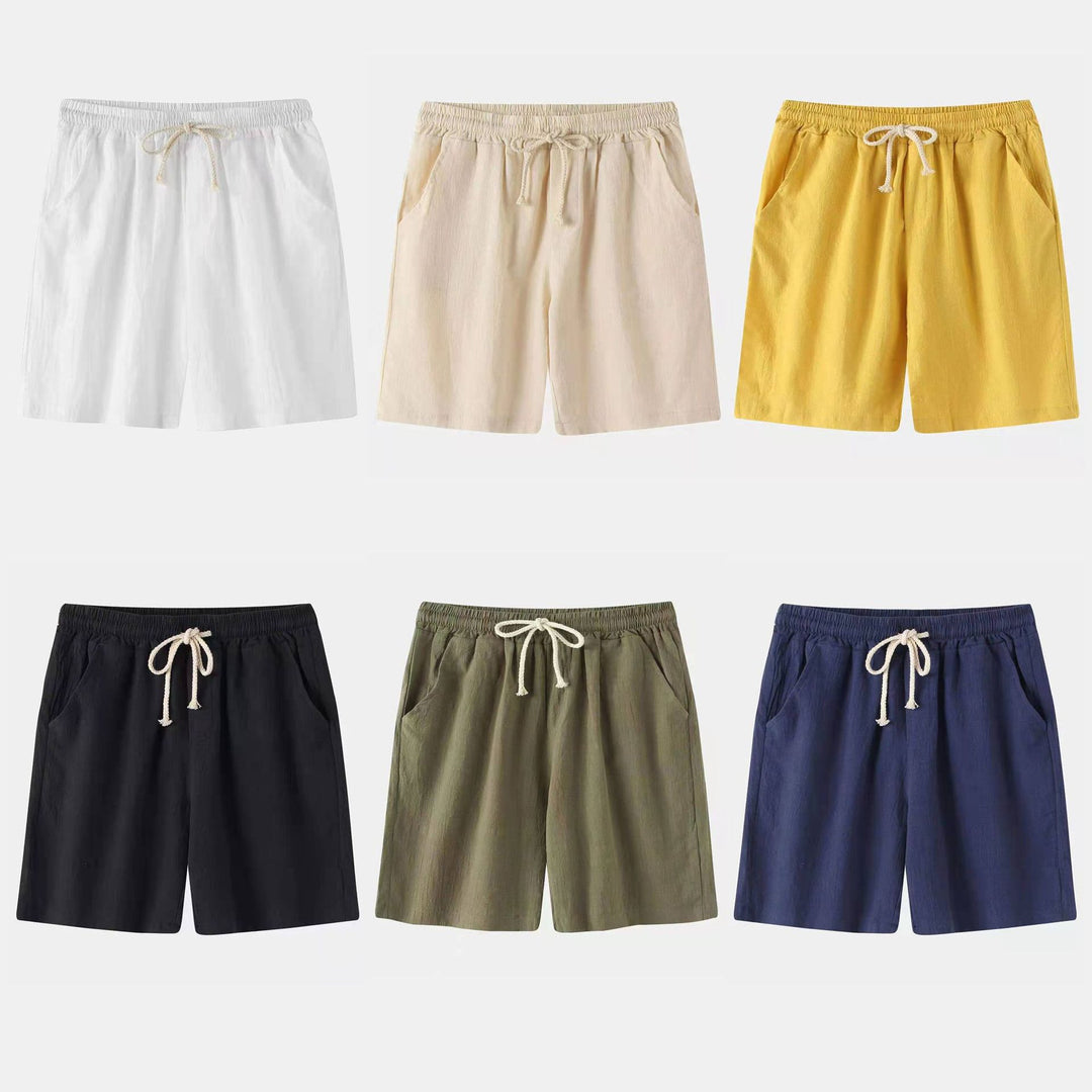 Herren Bermuda-Shorts mit elastischem Bund und seitlichen Taschen R&B