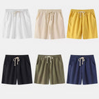 Herren Bermuda-Shorts mit elastischem Bund und seitlichen Taschen