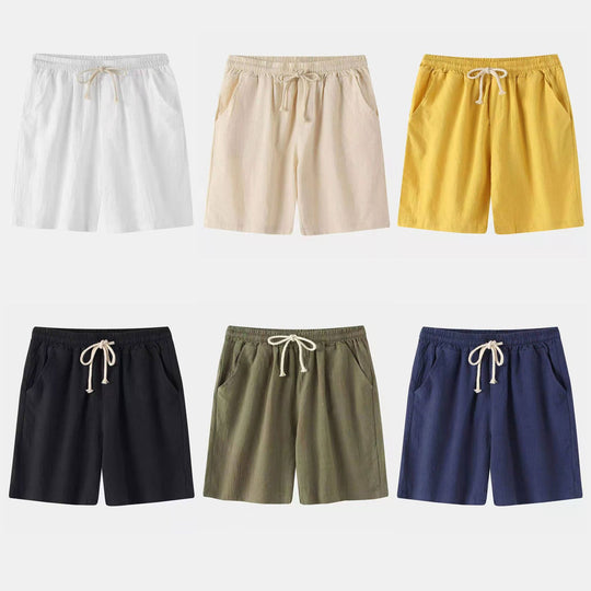 Herren Bermuda-Shorts mit elastischem Bund und seitlichen Taschen R&B