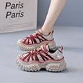 Damen Chunky Sneakers mit rutschfester Sohle und atmungsaktivem Obermaterial R&B