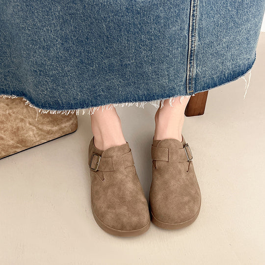 Damen Clogs mit verstellbarem Riemen und komfortabler Innensohle R&B