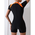 Damen Surfanzug mit kurzem Arm und hohem UV-Schutz R&B