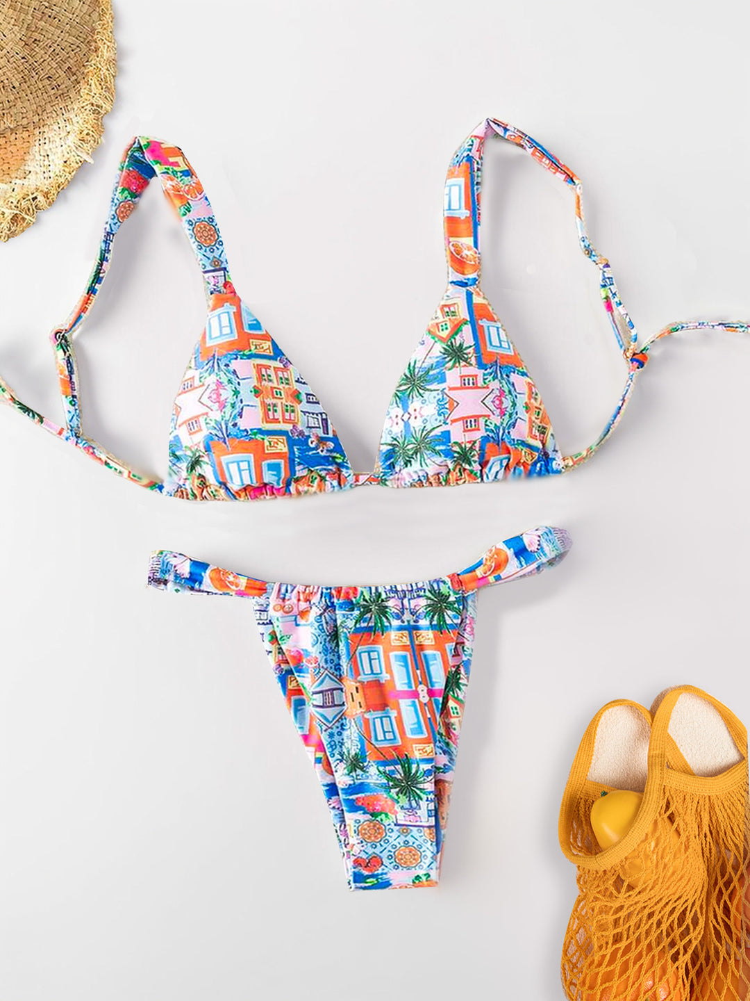 Damen Bikini-Set mit floralem Design R&B