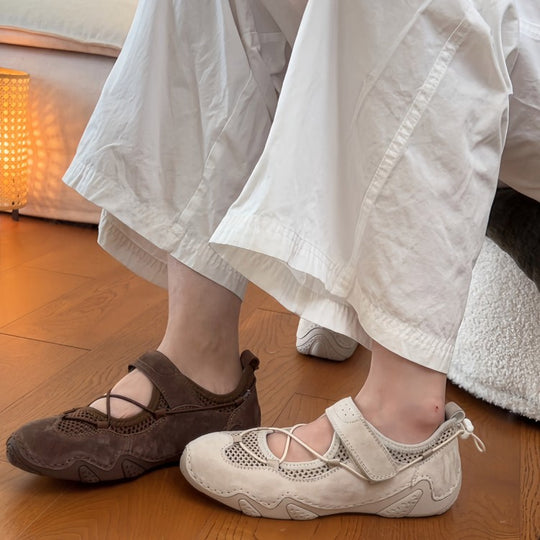 Damen Komfortable Freizeitschuhe mit atmungsaktivem Obermaterial und verspieltem Design R&B