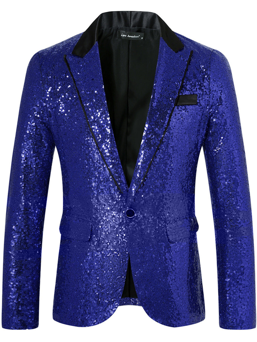 Herren Glamouröser Paillettenblazer R&B