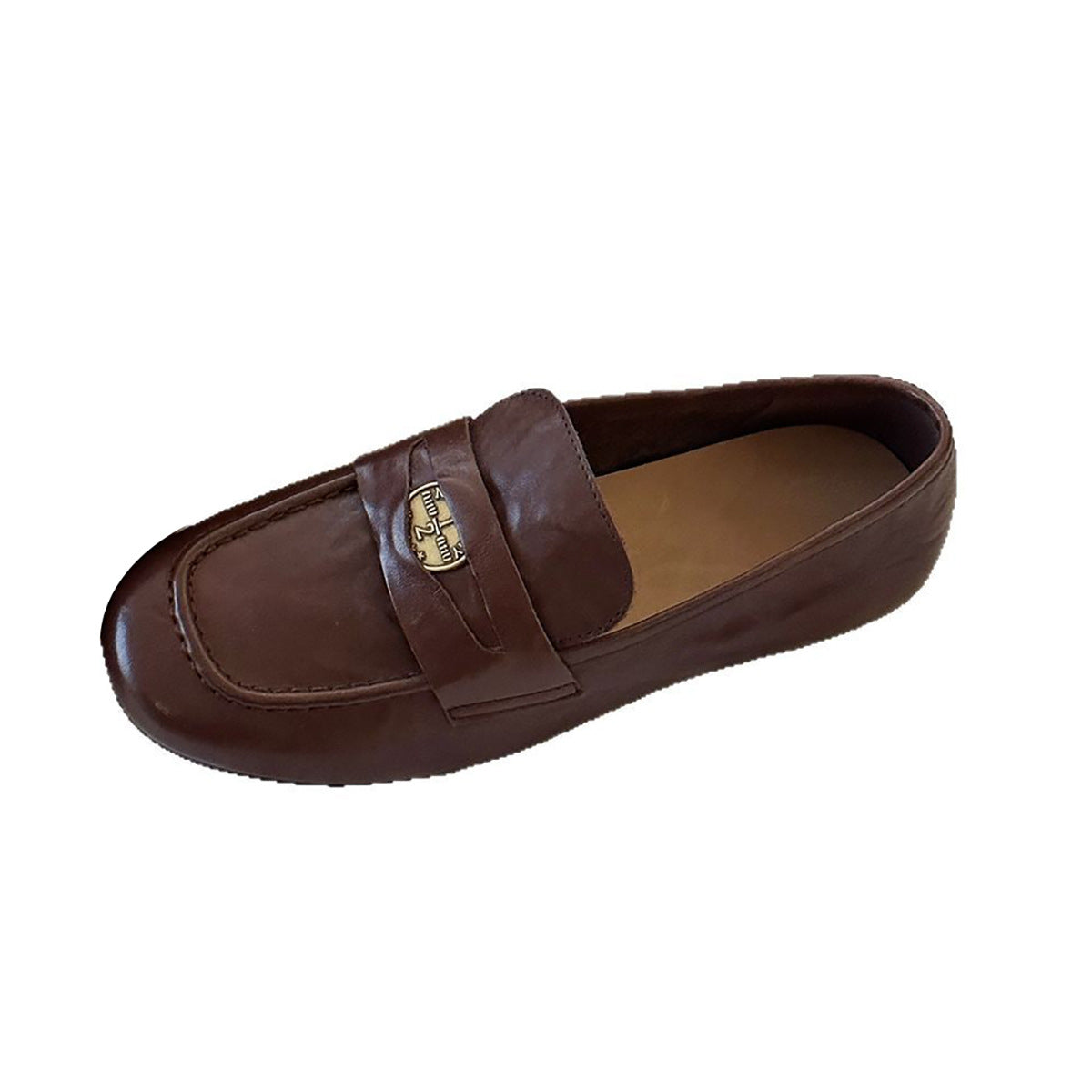 Damen Elegante Mokassins mit modischem Riemen und komfortabler Innensohle R&B