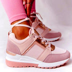 Damen Sportliche Sneakers mit atmungsaktivem Mesh-Obermaterial R&B