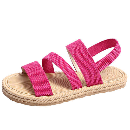 Damen Freizeitsandalen mit verstellbaren Riemen und rutschfester Sohle R&B