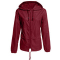Damen leichte Übergangsjacke mit verstellbarem Kordelzug