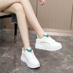 Damen modische Sneakers mit komfortablem Plateau und flexibler Sohle R&B