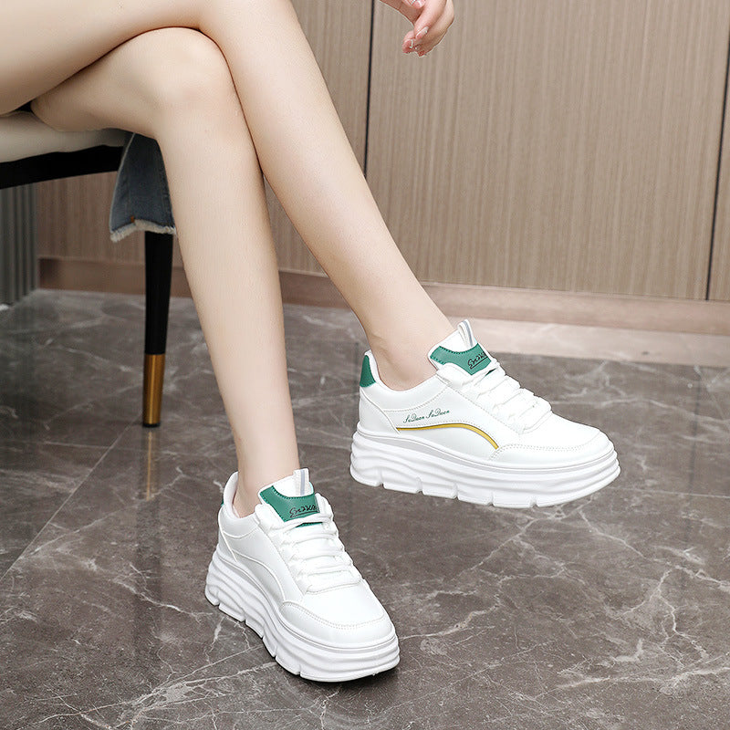 Damen modische Sneakers mit komfortablem Plateau und flexibler Sohle R&B