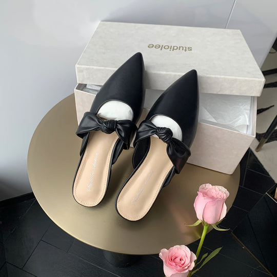Damen Mules mit elegantem Knotendesign R&B