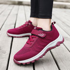 Damen Atmungsaktive Sport-Schuhe mit Klettverschluss und rutschfester Sohle R&B