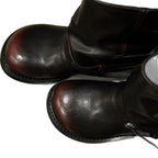 Damen modische Winterstiefel mit gerafftem Schaft und dekorativem Schnallenakzent R&B