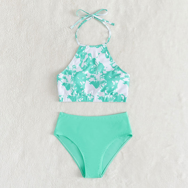 Damen Hochgeschnittenes Bikini-Set R&B