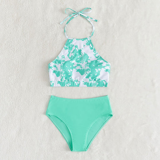 Damen Hochgeschnittenes Bikini-Set R&B