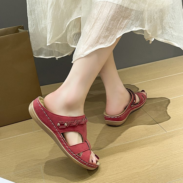 Damen Komfortable Riemchen-Sandalen mit elegantem Design und gepolsterter Sohle R&B