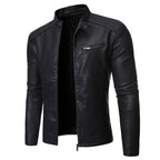 Herren jacke mit stylishem Stehkragen und praktischen Reißverschlusstaschen R&B