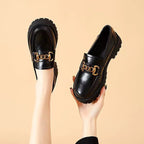 Damen Elegante Mokassins mit modischem Kettendetail und rutschfester Sohle R&B