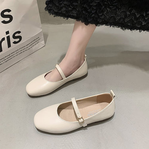 Damen Ballerinas mit elegantem Riemchen und bequemem Fußbett R&B