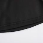 Damen Crop-T-Shirt mit auffälligem Schriftzug und figurbetontem Design R&B
